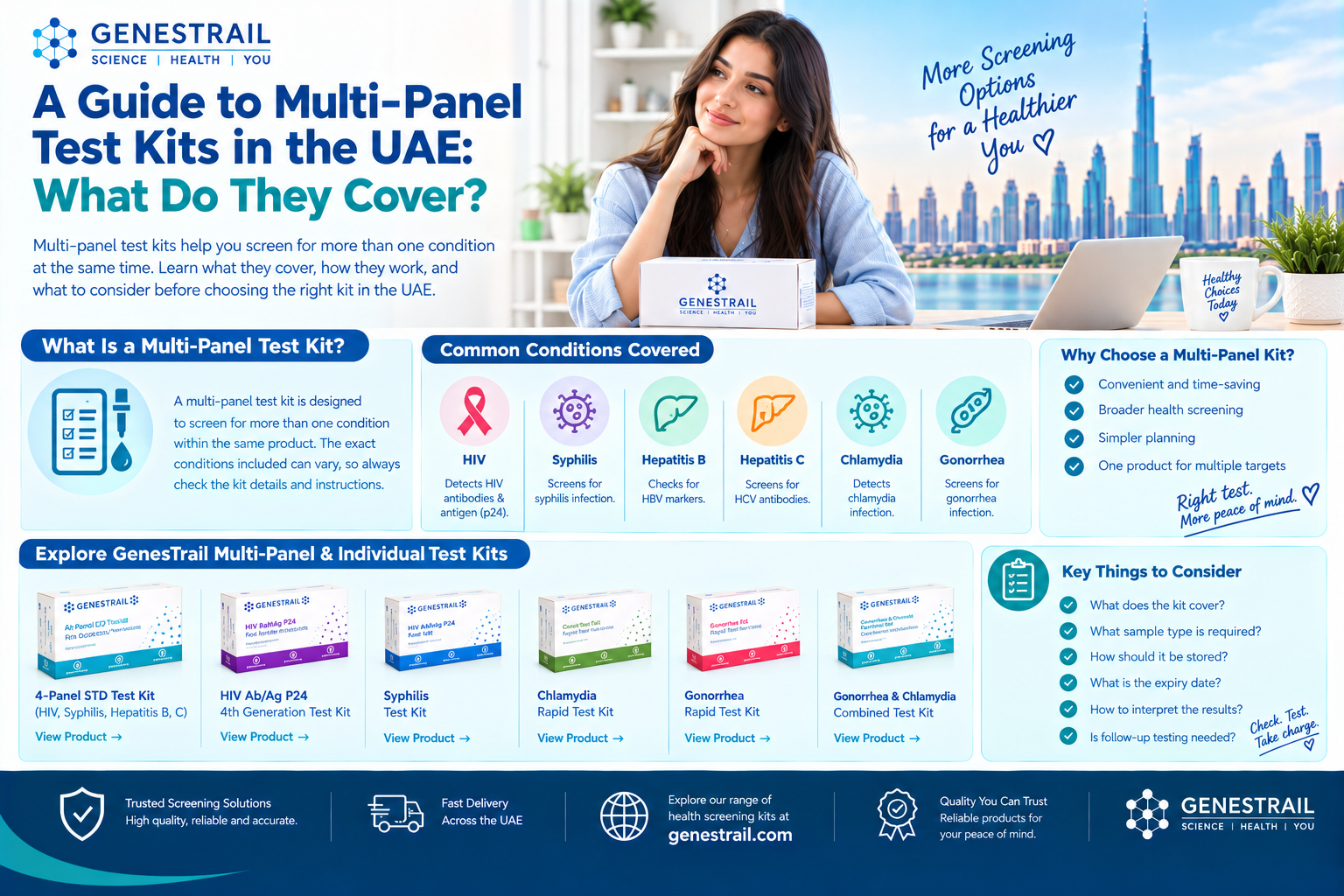A Guide to Multi-Panel Test Kits in the UAE: What Do They Cover?