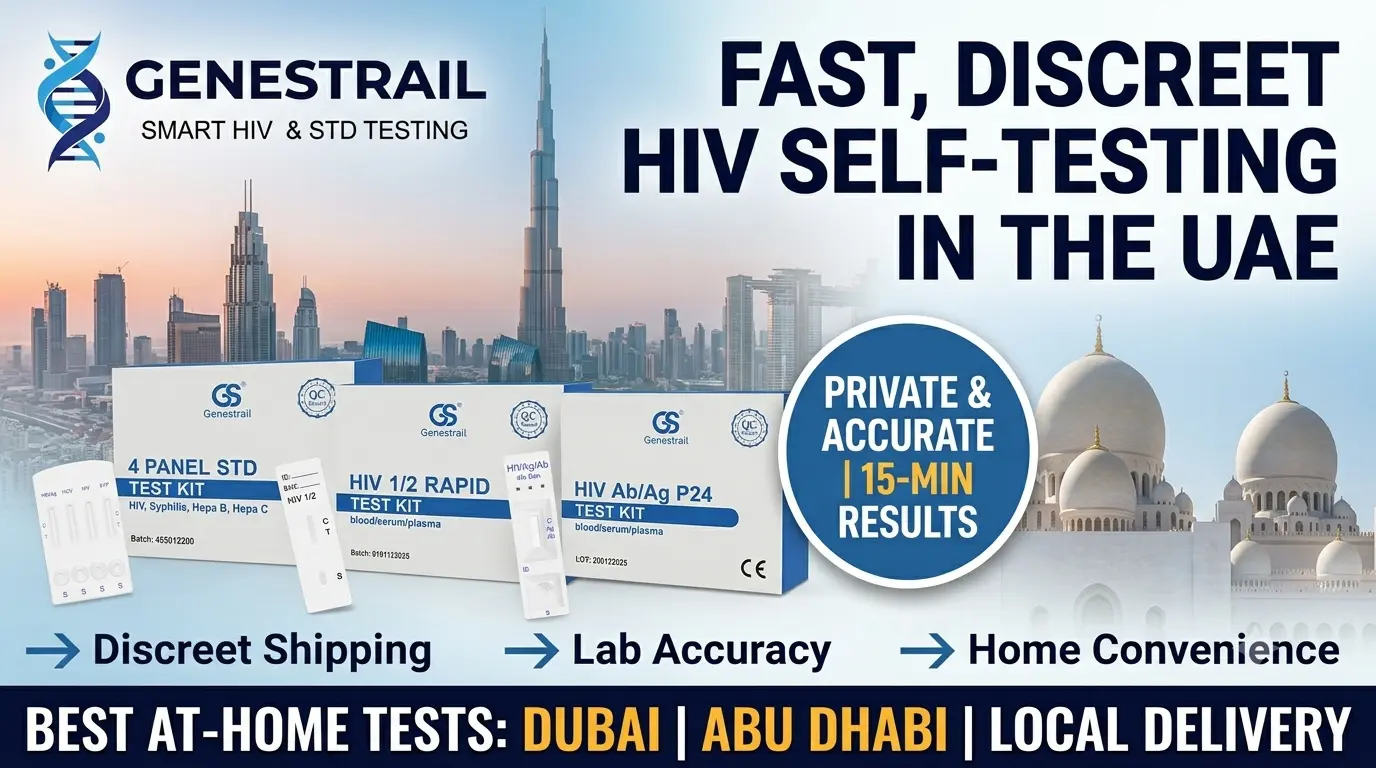 The Best Way for HIV Test in Dubai & Abu Dhabi: Using a Self Test Kit at Home