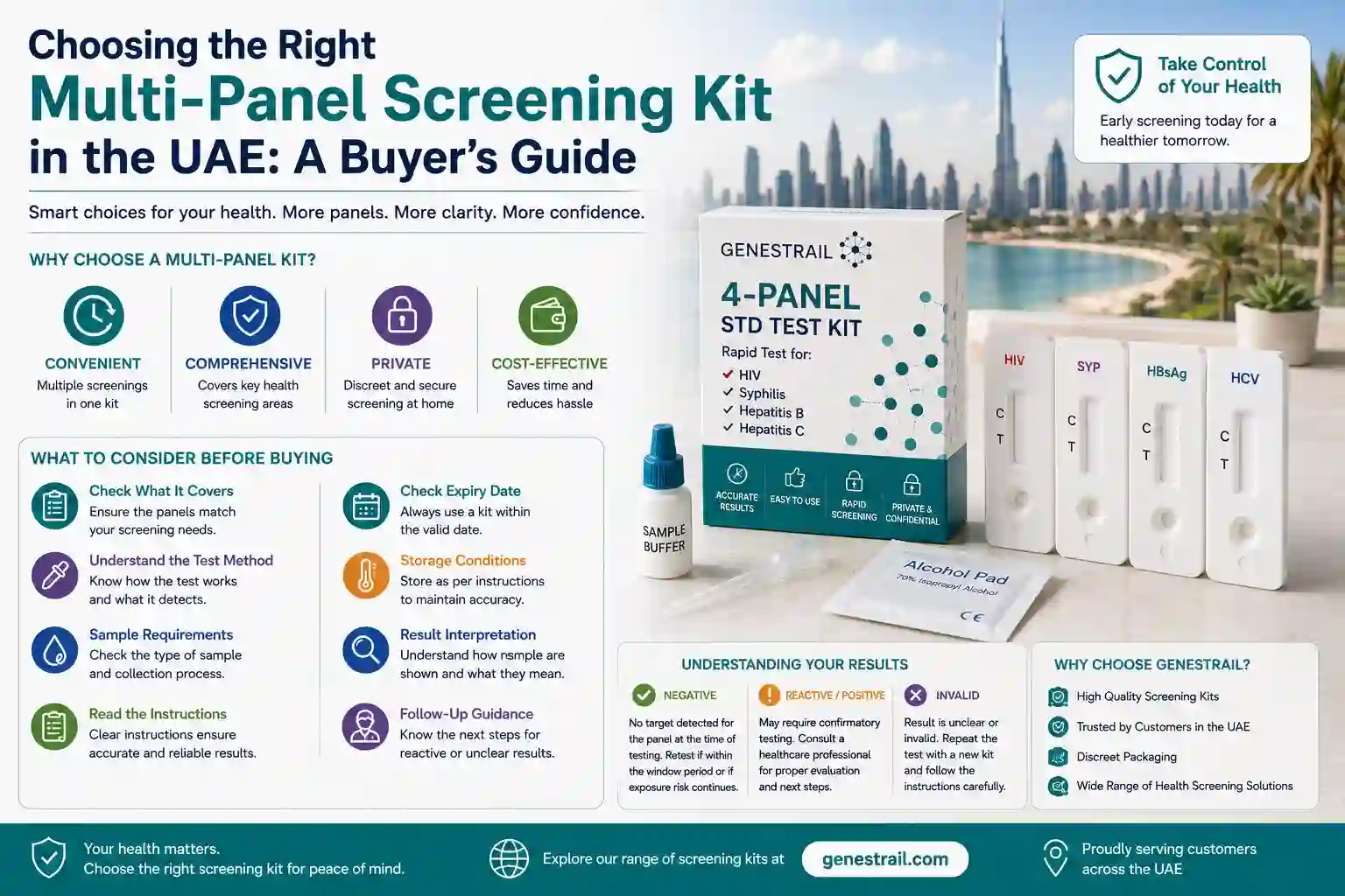 Choosing the Right Multi-Panel Screening Kit in the UAE: A Buyer’s Guide