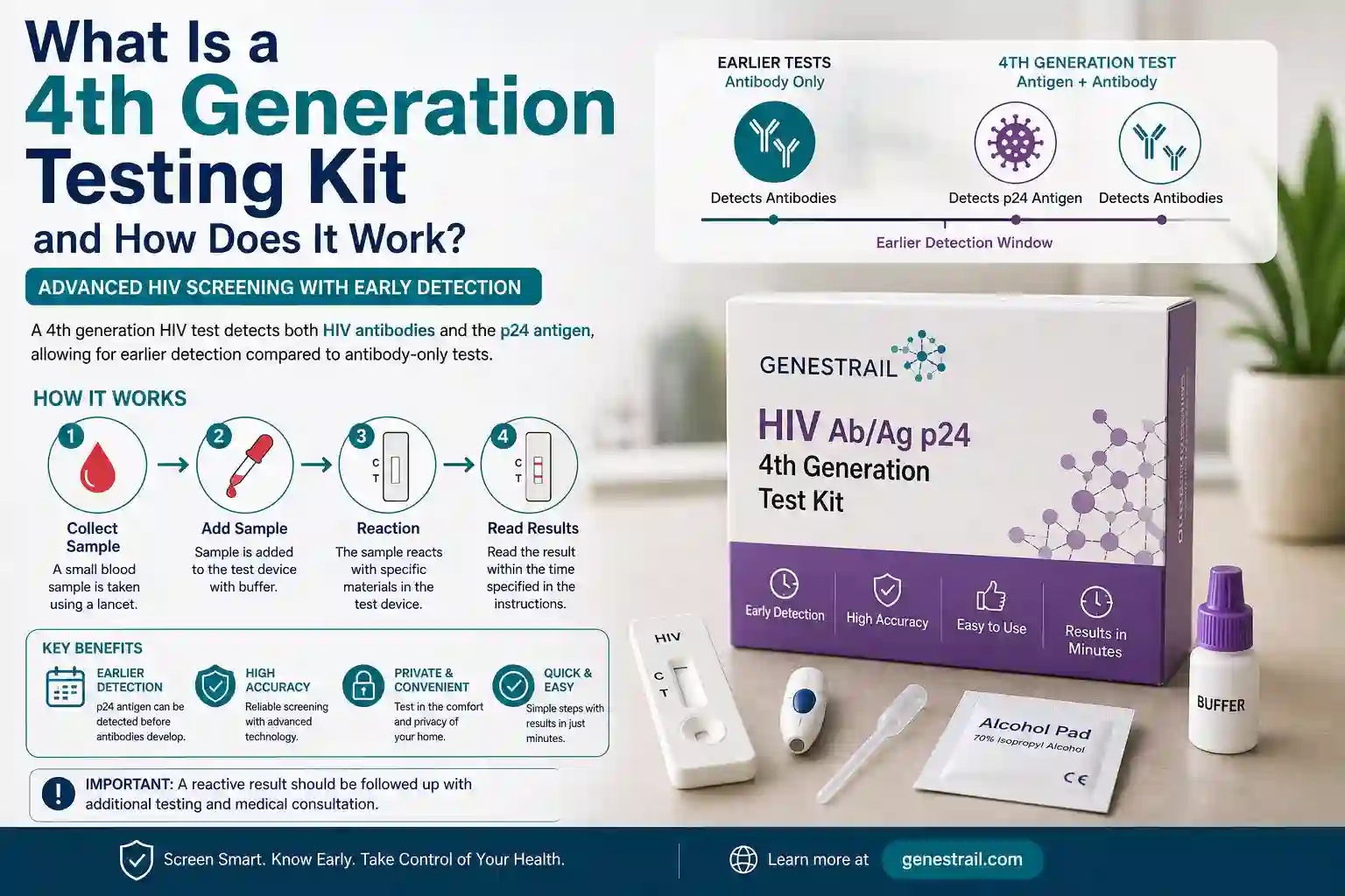 What Is a 4th Generation Testing Kit and How Does It Work?