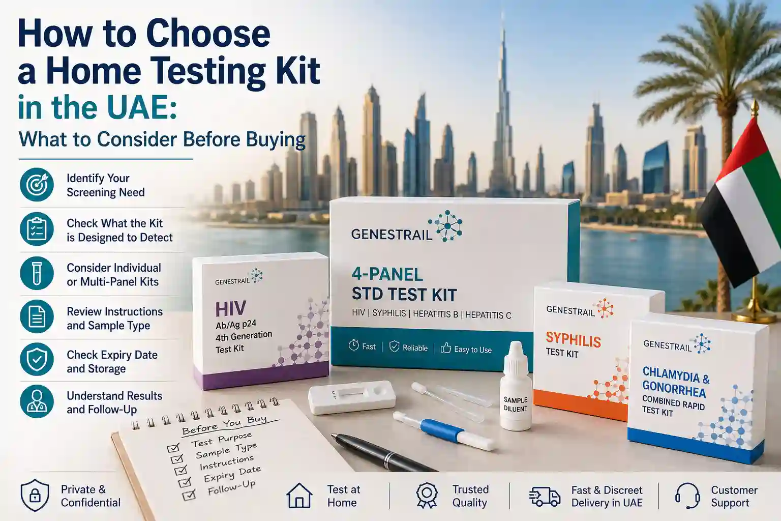 How to Choose a Home Testing Kit in the UAE: What to Consider Before Buying